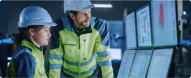 Increase safety accidents by 35% by continual vision monitoring of operators