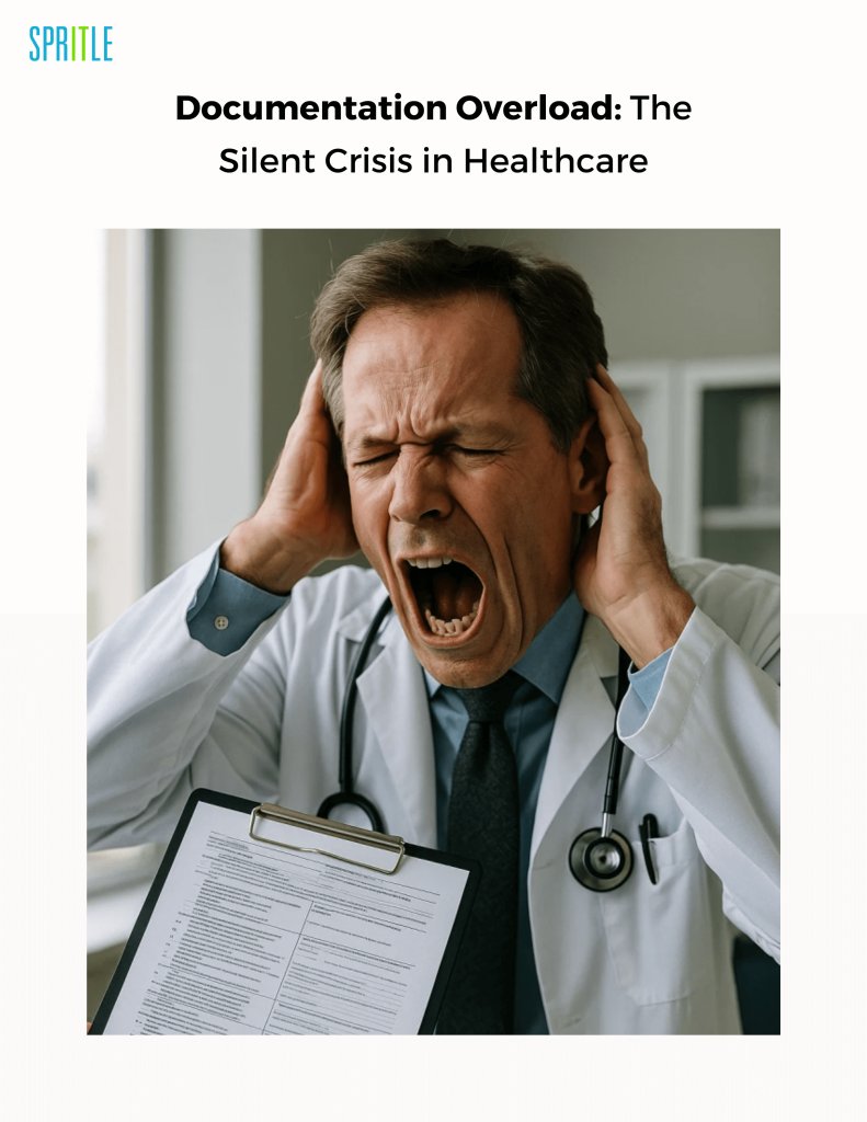 Clinician experiencing burnout from excessive electronic health record tasks
