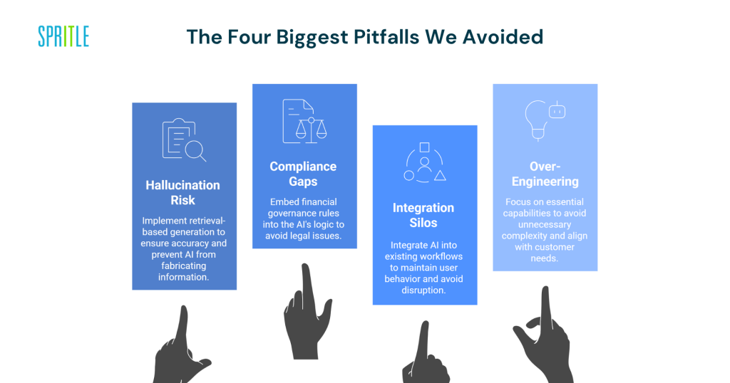 biggest pitfalls we avoided