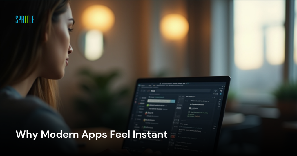 why modern applications feel fast