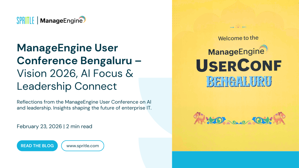 manage engine user conference banglore